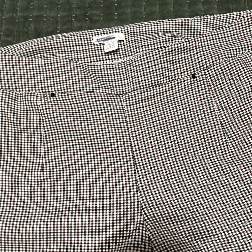 Elegant Black, Cream and brown checked Pants C067 - Picture 5 of 6